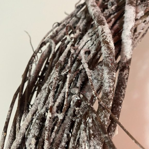 *NWT* Frosted Grapevine Wreath - Picture 3 of 3